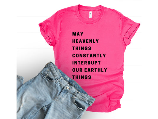 Wholesale May Heavenly Things Graphic Tee - White Tee