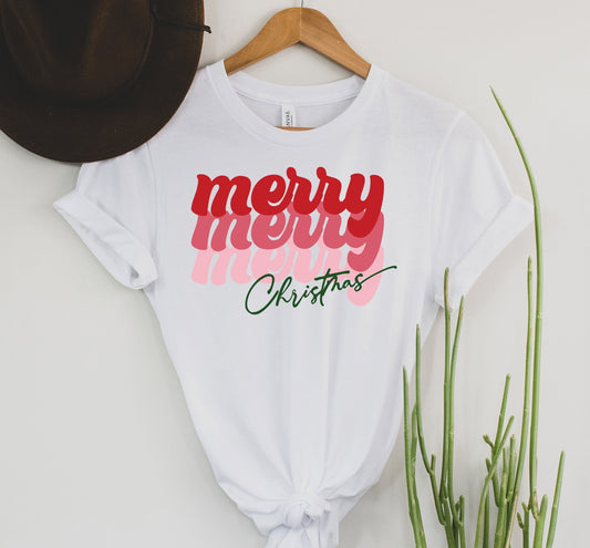 Wholesale Jolly St. Nick Graphic Tee - White
