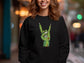 Wholesale Monster Rock On Graphic Tee - Black Sweatshirt