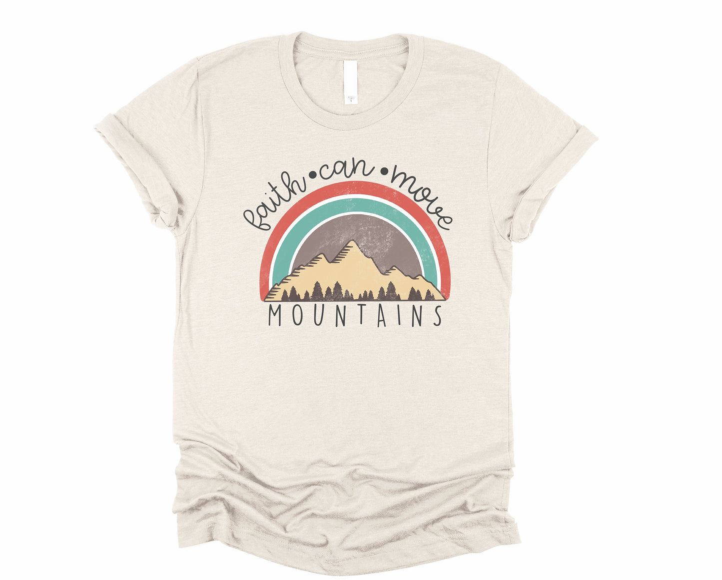 Wholesale Moving Mountains Graphic Tee - White Sweatshirt