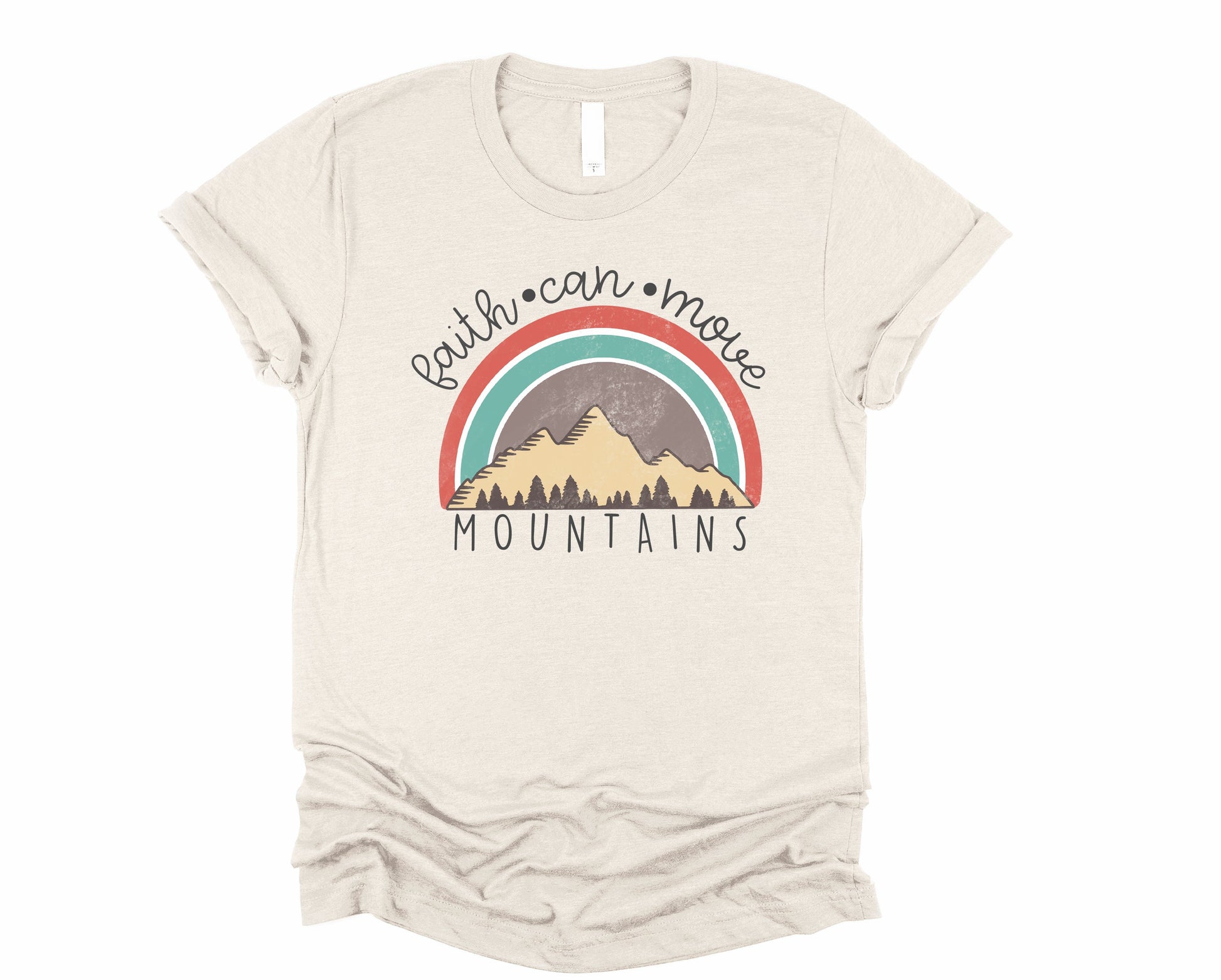 Wholesale Moving Mountains Graphic Tee - White Sweatshirt