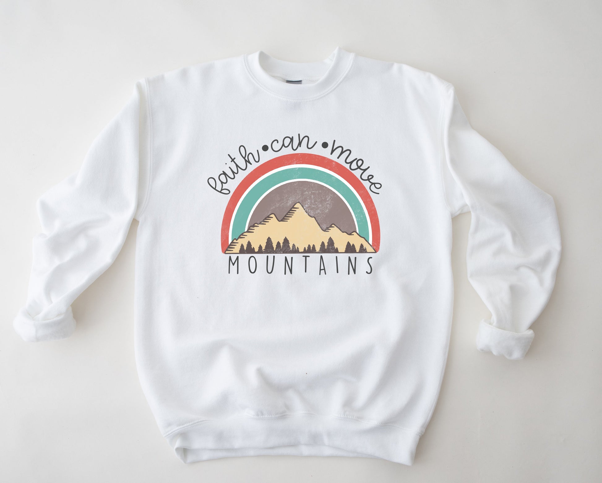 Wholesale Moving Mountains Graphic Tee - Heather Grey
