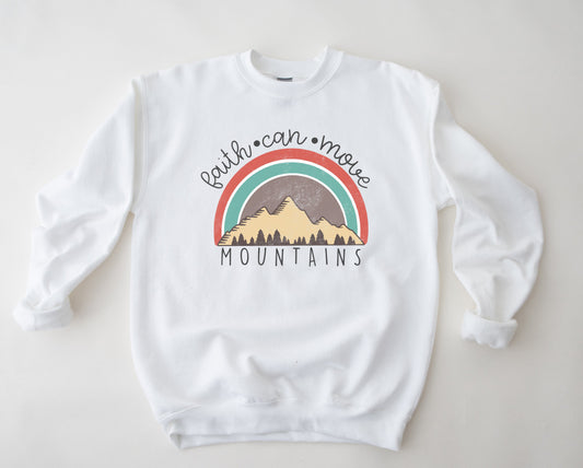 Wholesale Moving Mountains Graphic Tee - Heather Grey