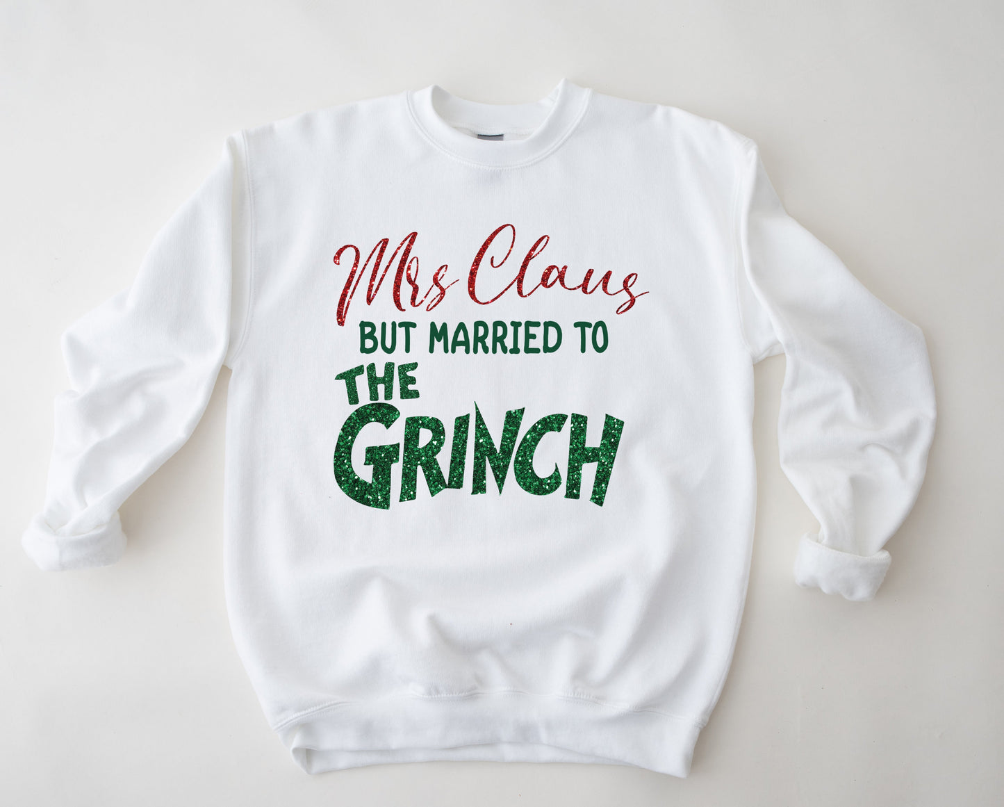 Wholesale Mrs Clause Graphic Tee - White