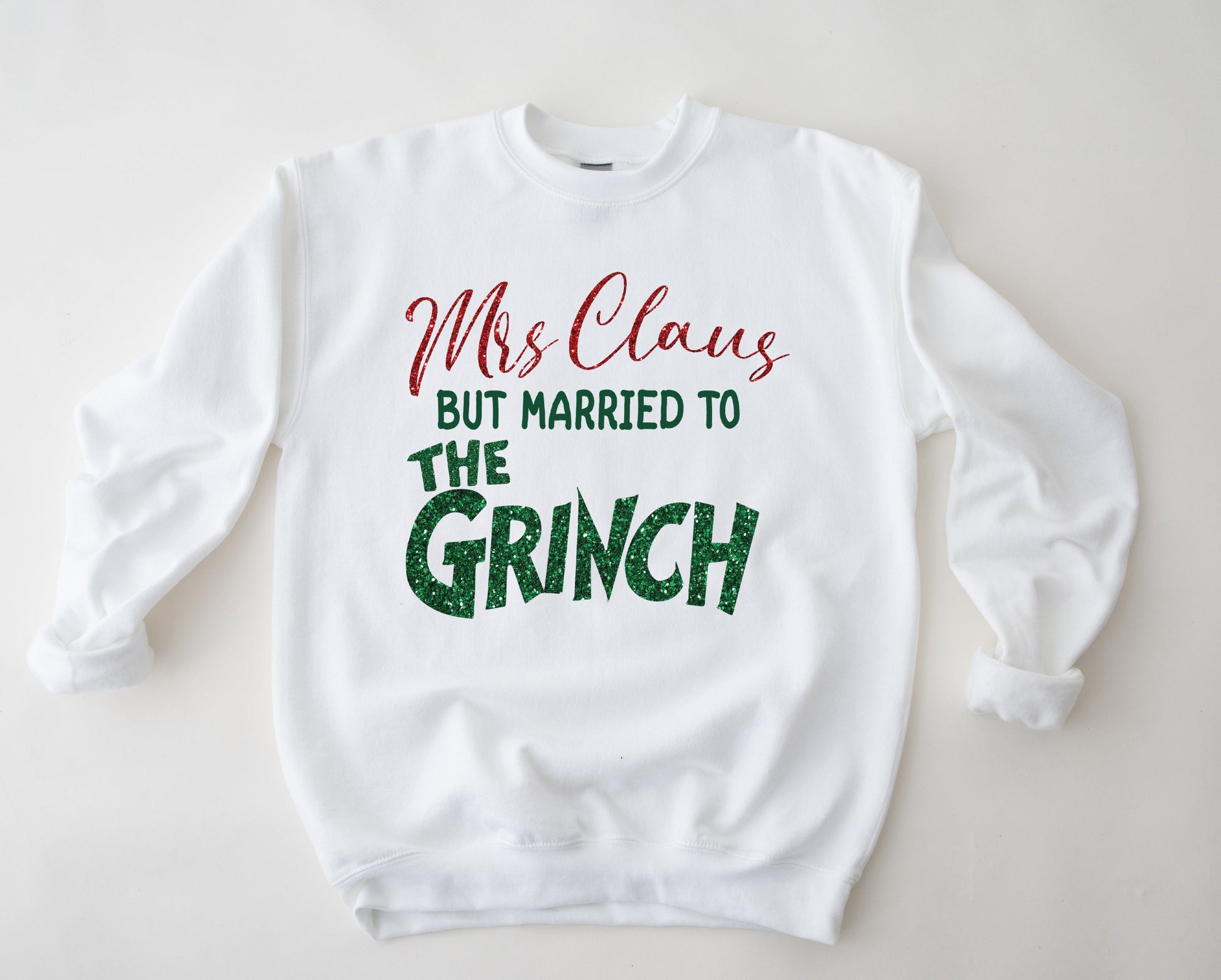 Wholesale Mrs Clause Graphic Tee - White