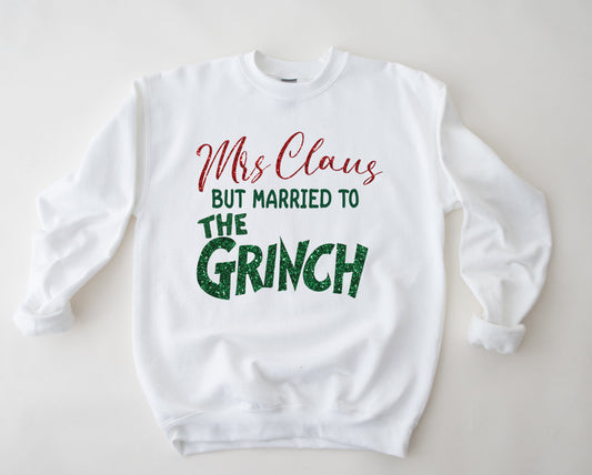 Wholesale Mrs Clause Graphic Tee - White
