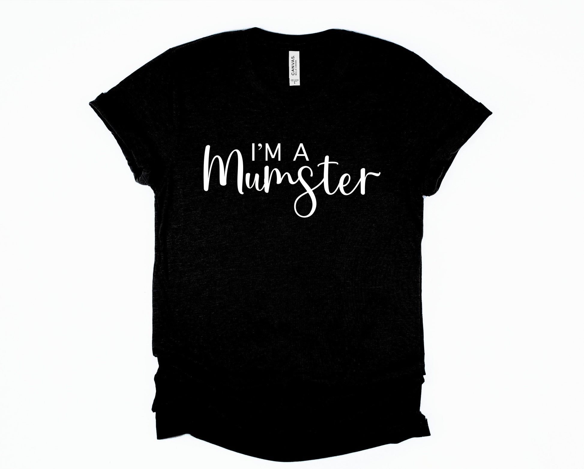 Wholesale I'm a Mumster Graphic Tee - Black
