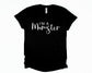 Wholesale I'm a Mumster Graphic Tee - Black