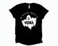 Wholesale My Favorite Spirit is Vodka Graphic Tee - Black Sweatshirt