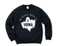 Wholesale My Favorite Spirit is Vodka Graphic Tee - Black