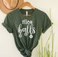 Wholesale Nice Ornaments Graphic Tee - Black