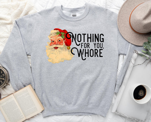 Wholesale Nothing for you Whore Graphic Tee - Olive