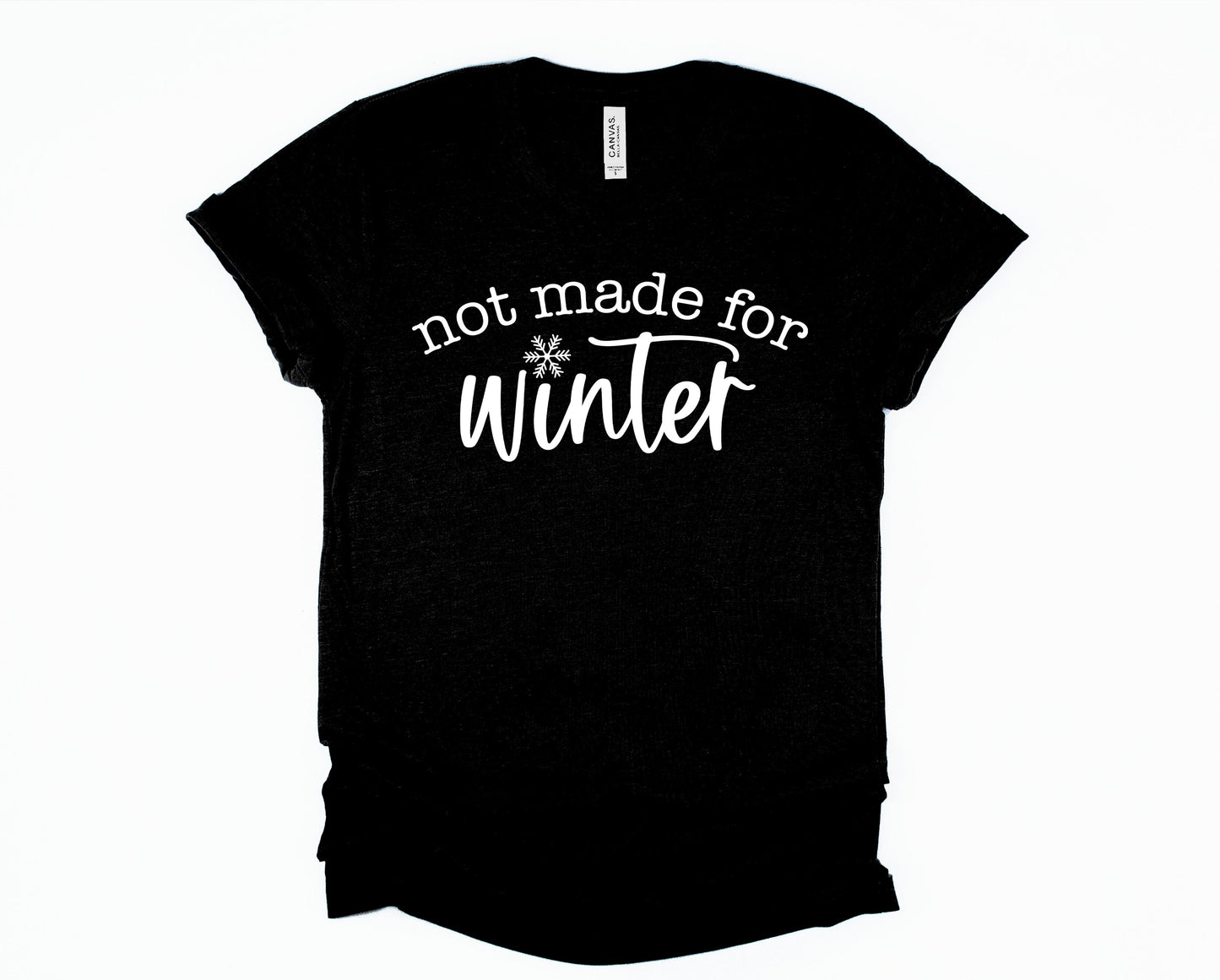 Wholesale Not Made for Winter Graphic Tee - Black