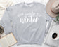 Wholesale Not Made for Winter Graphic Tee - Grey Sweatshirt