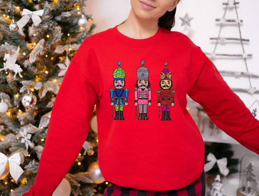 Wholesale Nutcracker Bling Graphic Tee - White Tee