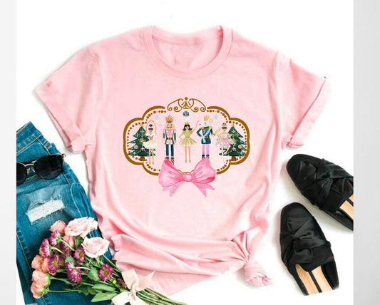 Wholesale Nutcracker Graphic Tee - Pink