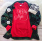 Wholesale Oh Holy Night Graphic Tee - Red Sweatshirt