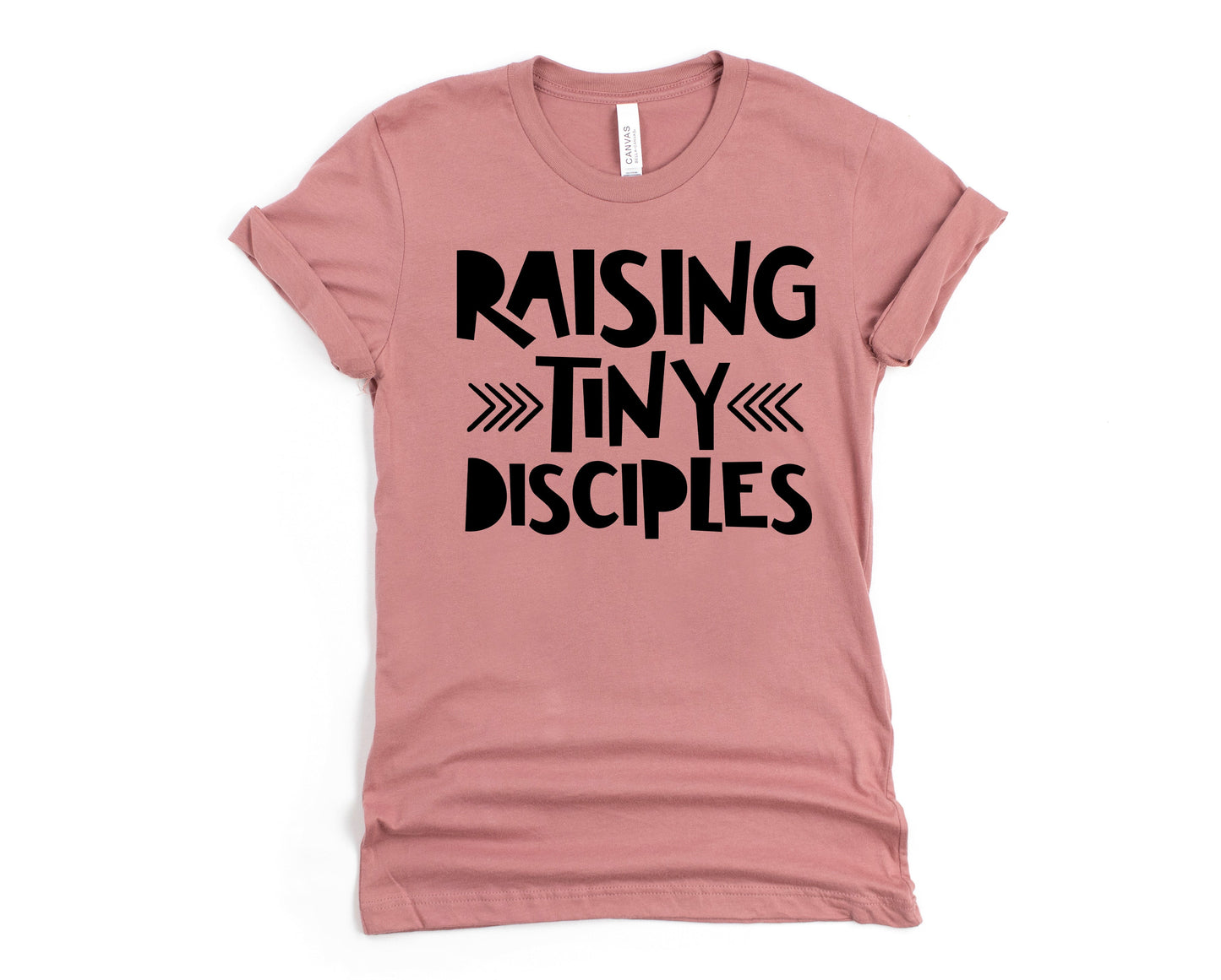 Wholesale Raising Tiny Disciples Graphic Tee - Mauve