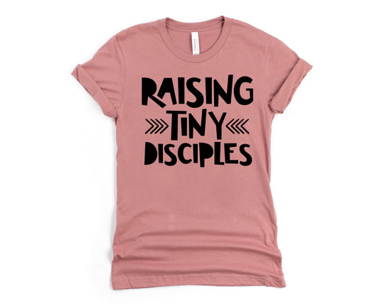 Wholesale Raising Tiny Disciples Graphic Tee - Mauve