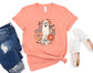 Wholesale Retro Ghost Graphic Tee - Heather Sunset