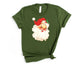 Wholesale Retro Santa Graphic Tee - Olive