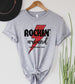 Wholesale Rockin' Around Graphic Tee - Heathered Forest