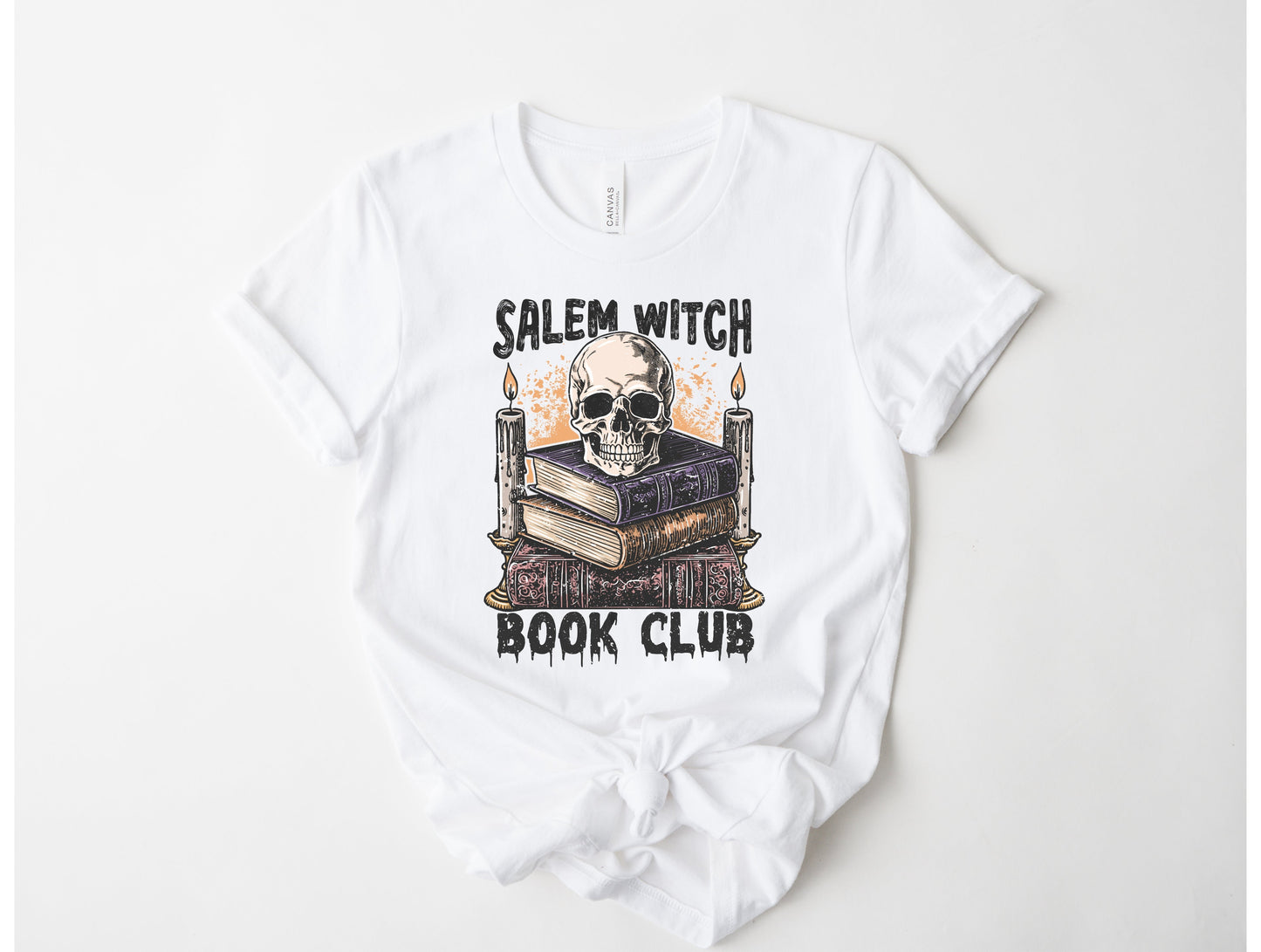 Wholesale Salem Witch Book Club Graphic Tee - Autumn