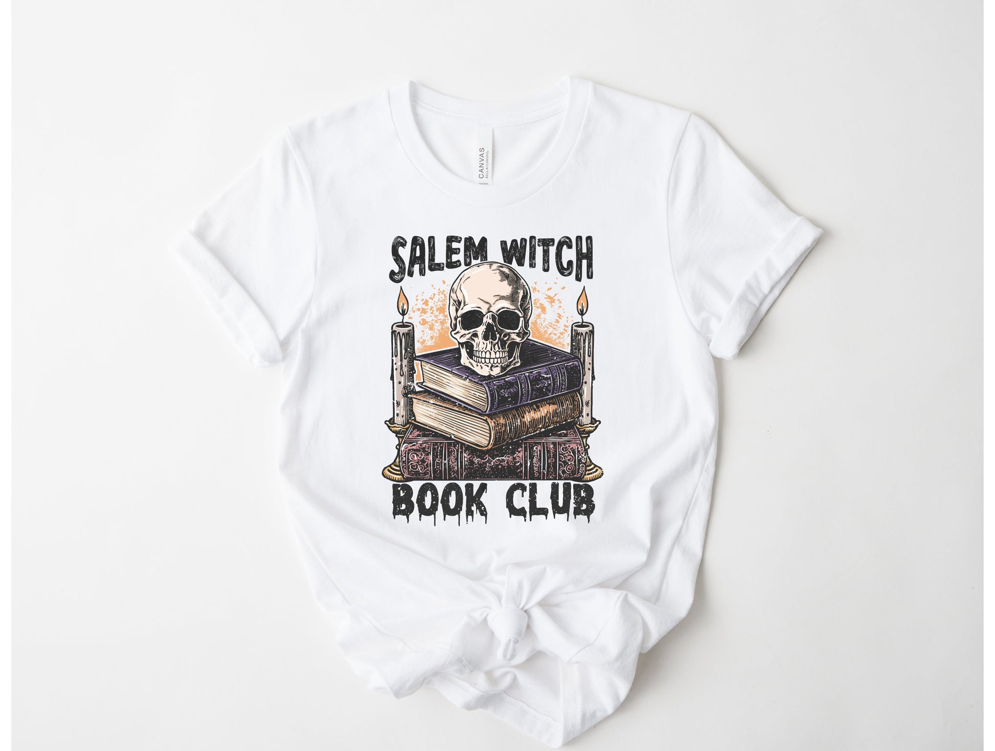 Wholesale Salem Witch Book Club Graphic Tee - Autumn
