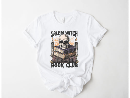 Wholesale Salem Witch Book Club Graphic Tee - Autumn
