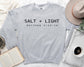 Wholesale Salt and Light Graphic Tee - White Sweatshirt