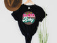 Wholesale Santa Baby Graphic Tee - Black