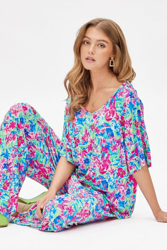 Dear Scarlett Cabana Set in Violet