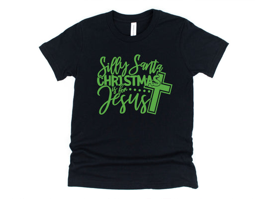 Wholesale Silly Santa Graphic Tee - White Tee
