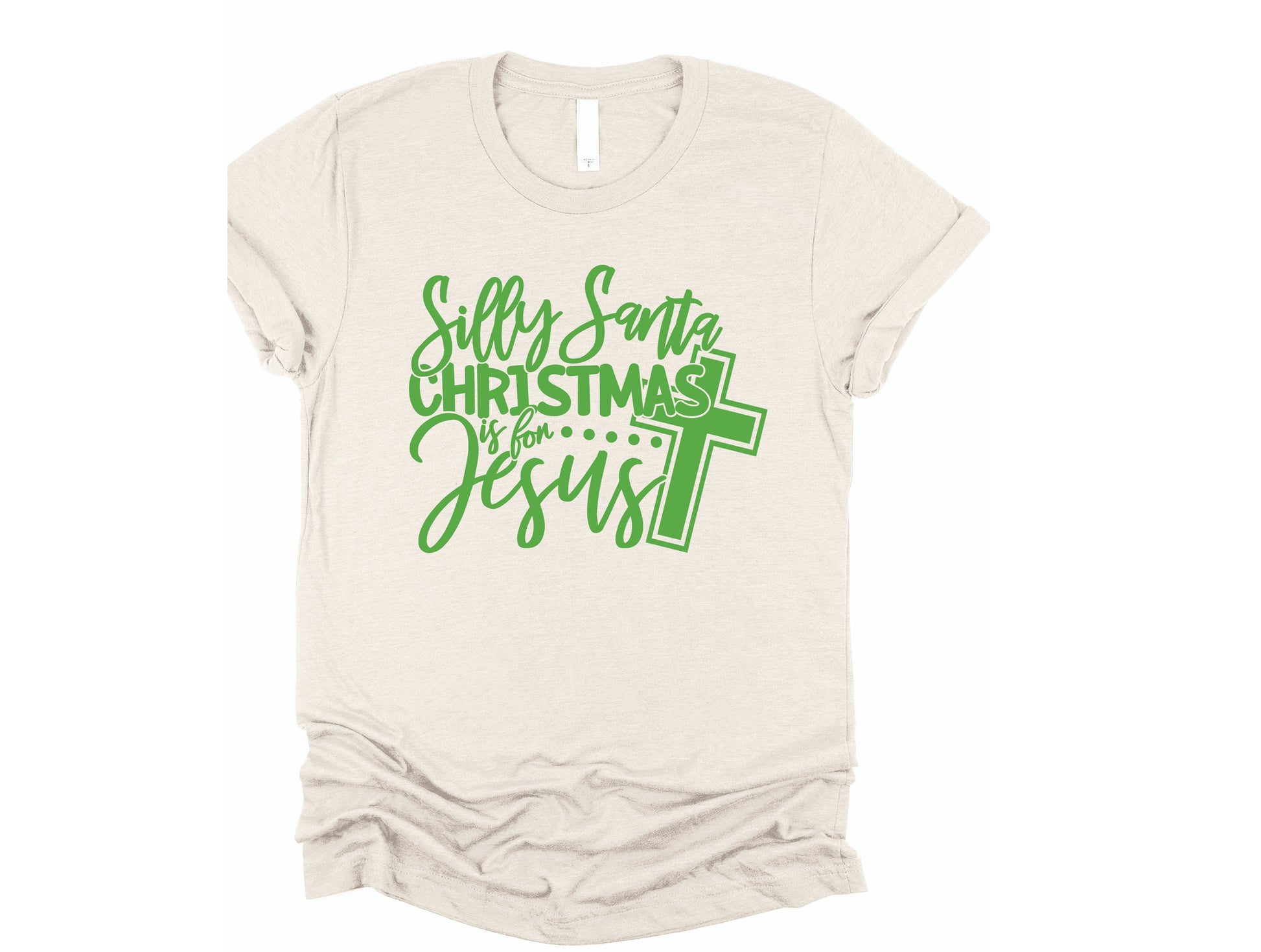 Wholesale Silly Santa Graphic Tee - Black Tee