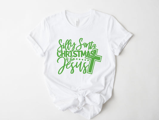 Wholesale Silly Santa Graphic Tee - Sand Tee