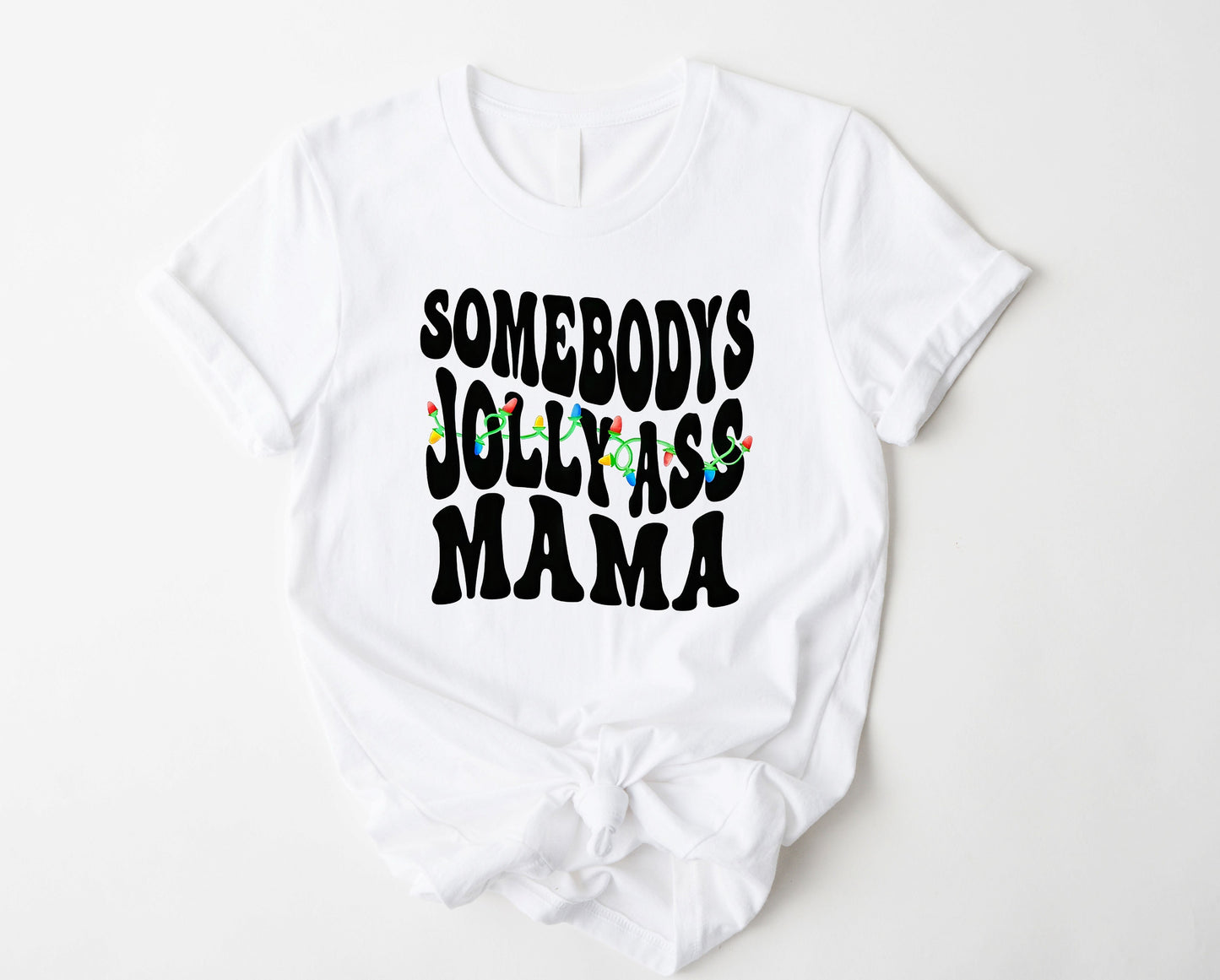Wholesale Somebody's Jolly Ass Mama Graphic Tee - Grey Sweatshirt