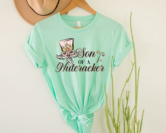 Wholesale Son of a Nutcracker Graphic Tee - Mint