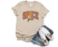 Wholesale Spice Girl Graphic Tee - Tan Tee