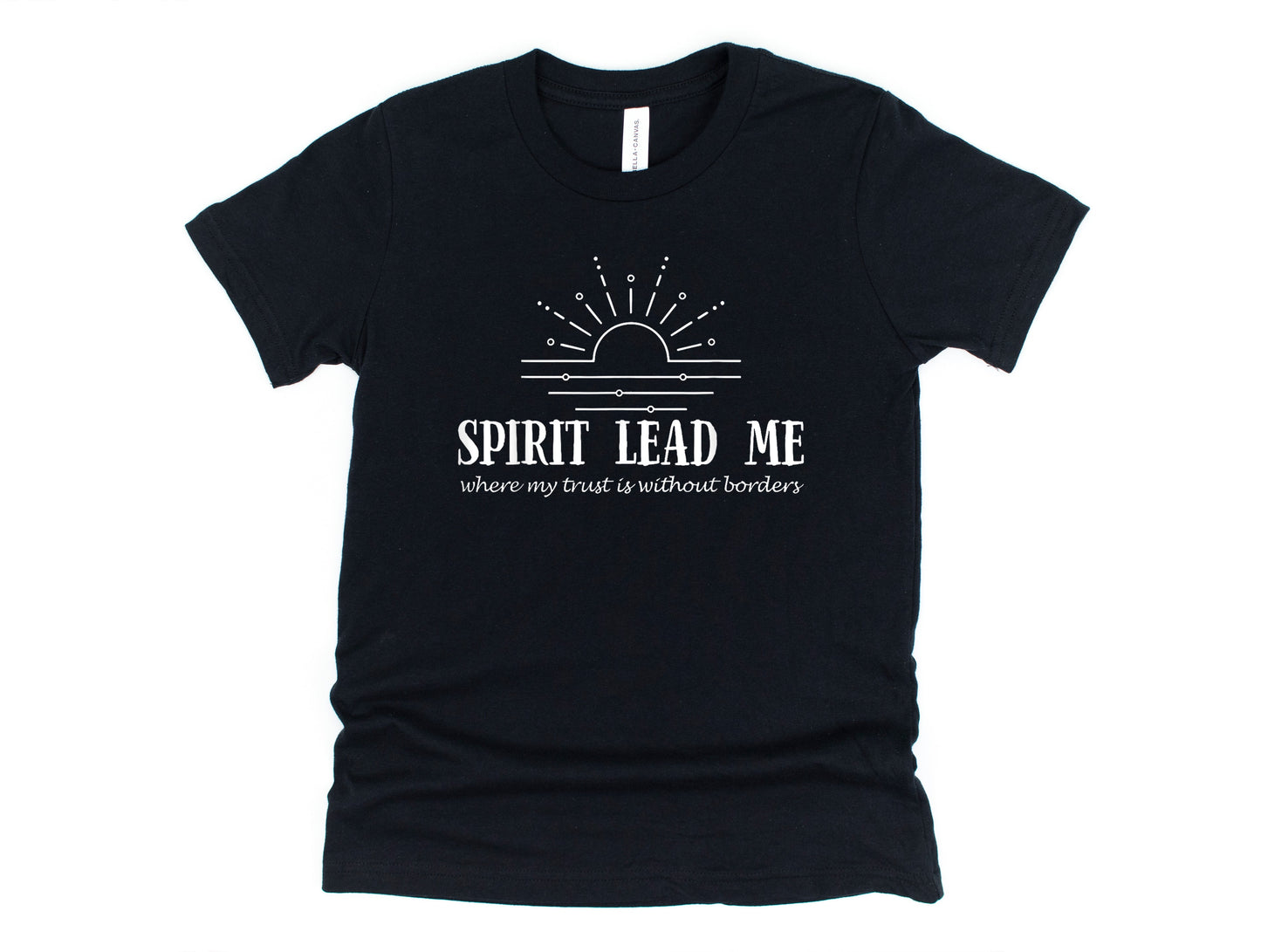 Wholesale Spirit Lead Me Graphic Tee - Black