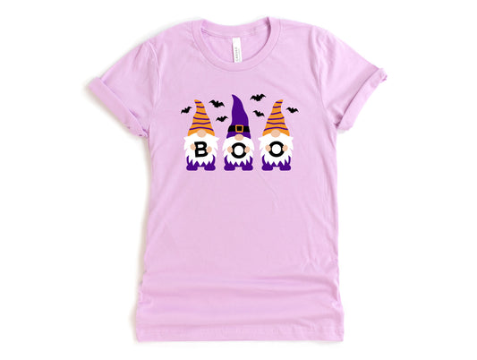 Wholesale Spooky Gnomes Graphic Tee - Lilac