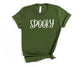Wholesale Spooky Graphic Tee - Olive