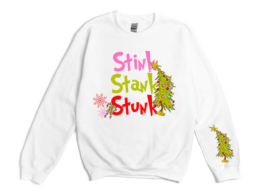Wholesale Stink Stank Stunk - Pink Sweatshirt