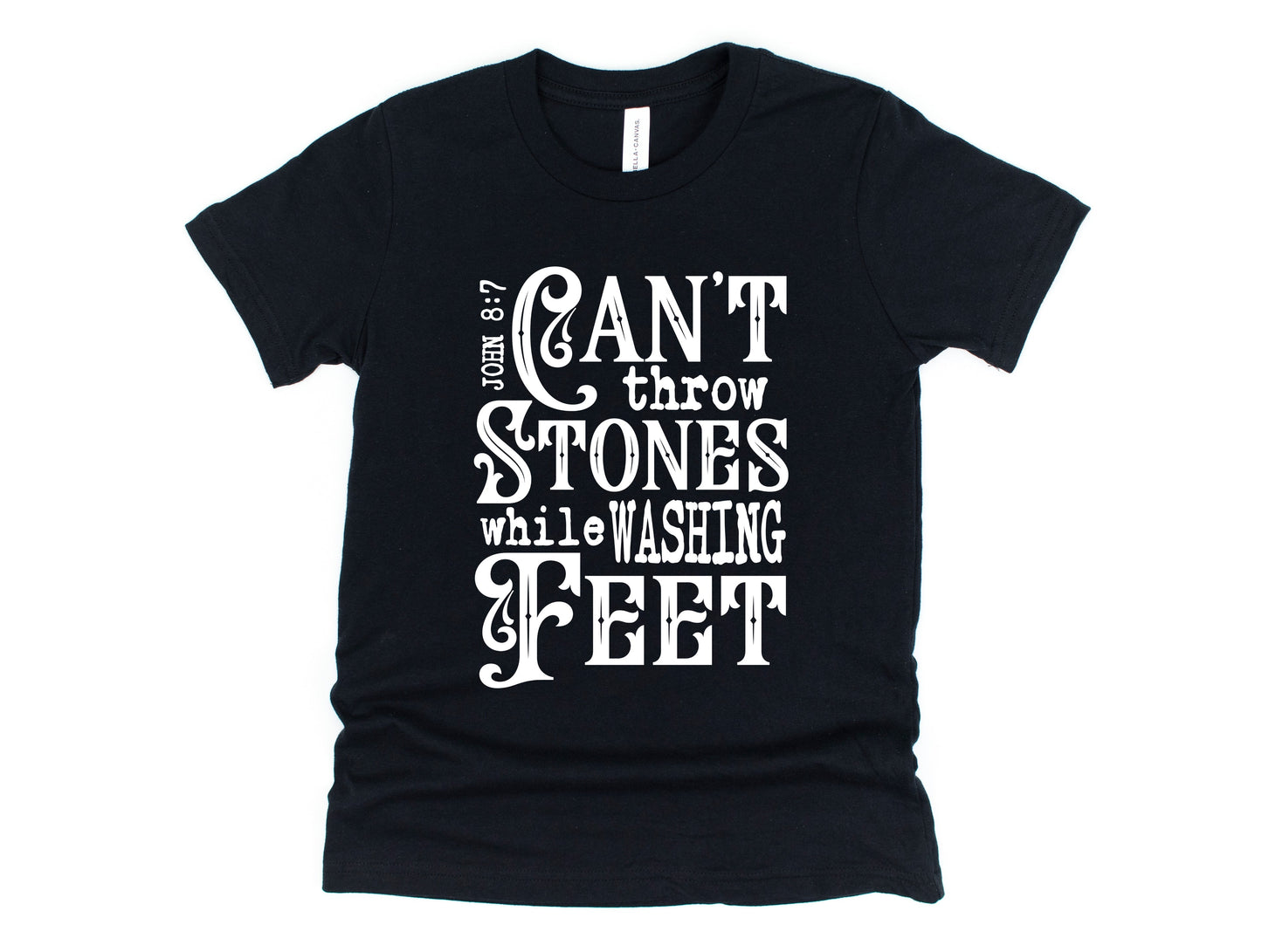 Wholesale Stones Graphic Tee - Black Tee