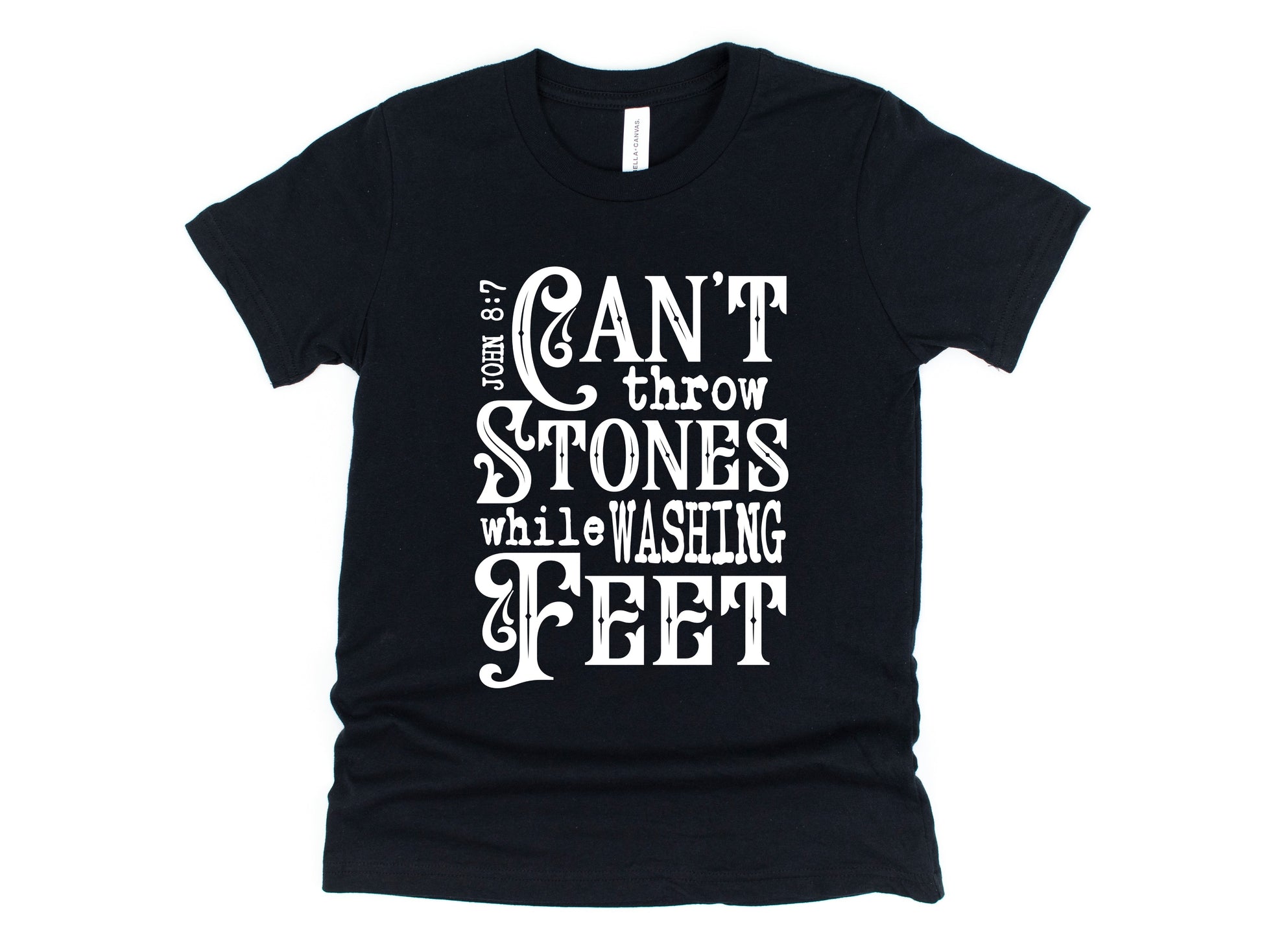 Wholesale Stones Graphic Tee - Black Tee