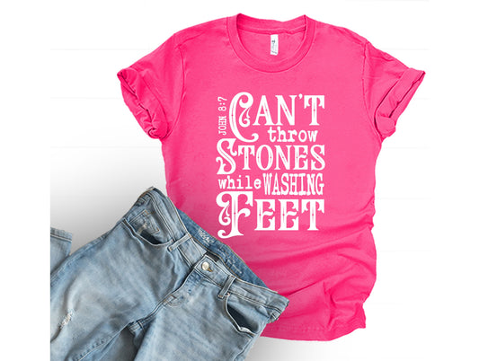Wholesale Stones Graphic Tee - Fuschia Tee