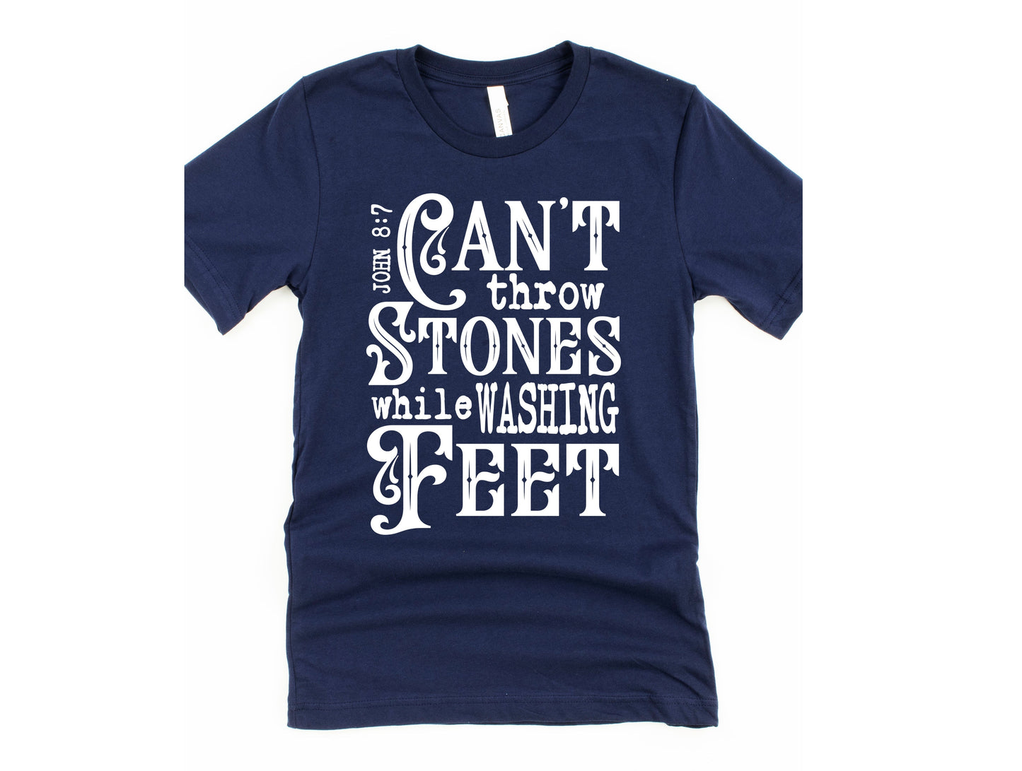 Wholesale Stones Graphic Tee - Navy Tee