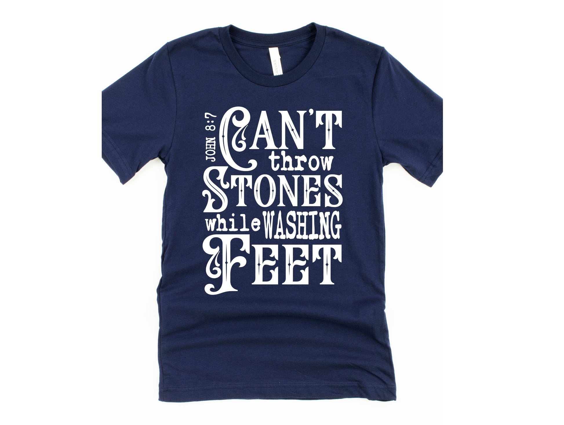 Wholesale Stones Graphic Tee - Navy Tee