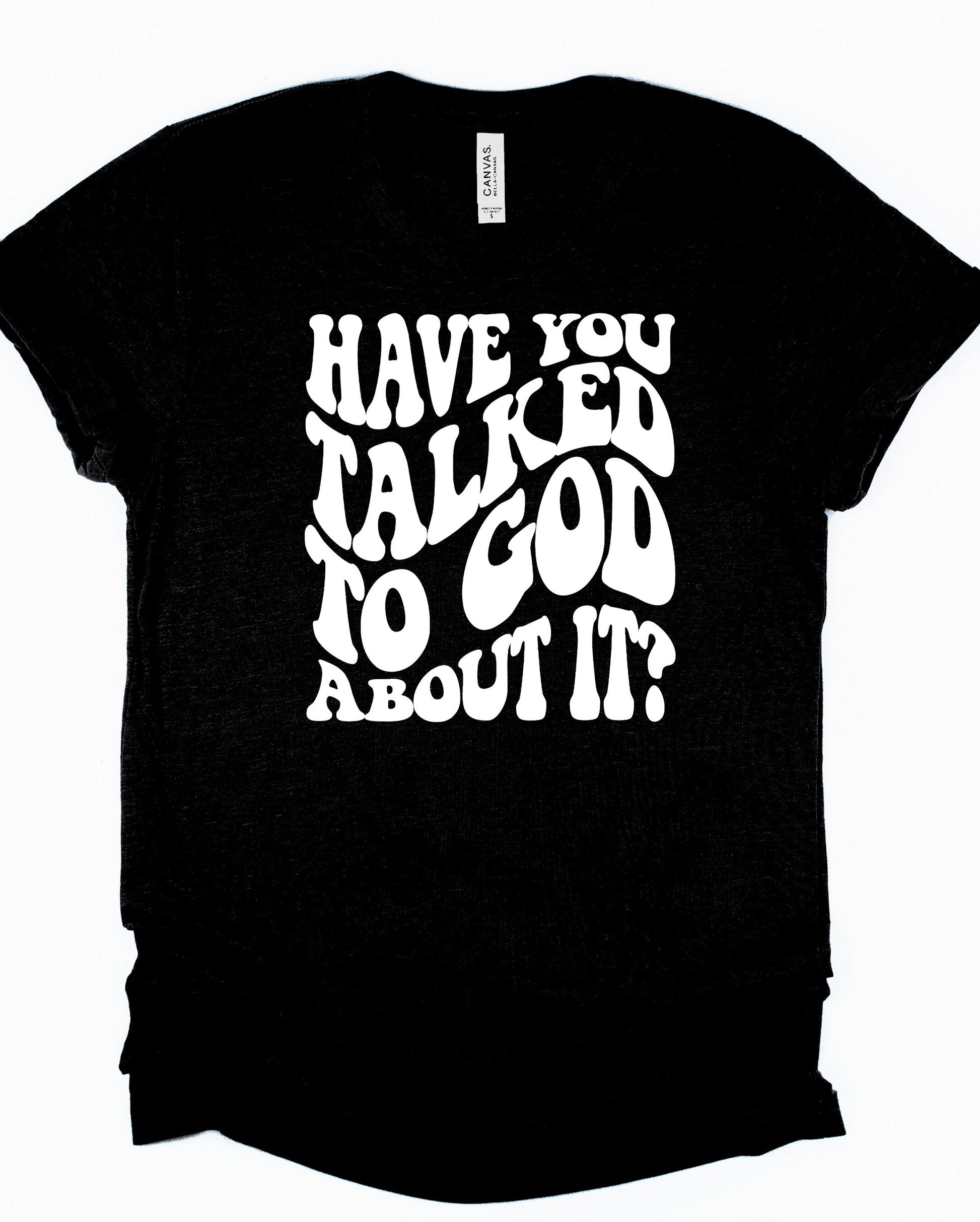 Wholesale Talked to God Graphic Tee - White