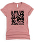 Wholesale Talked to God Graphic Tee - Mauve