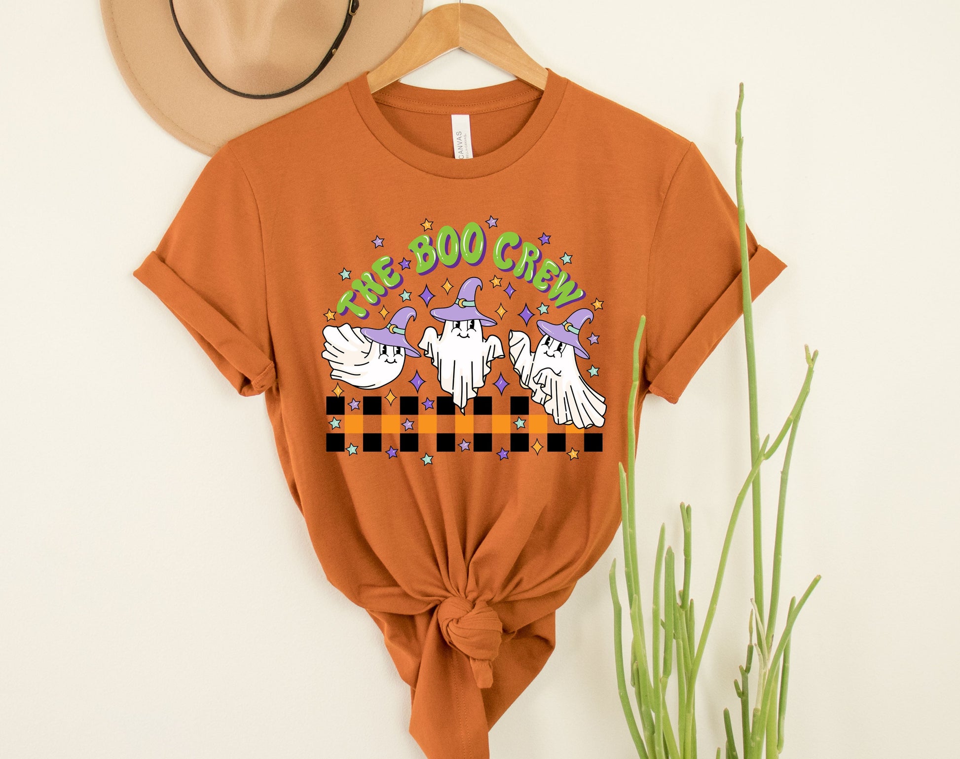 Wholesale The Boo Crew Graphic Tee - Heather Grey
